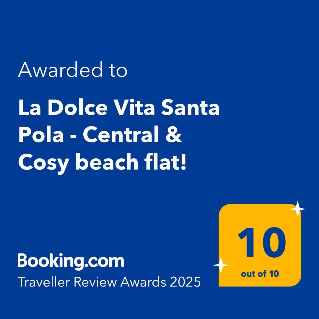 La Dolce Vita Santa Pola - Central & Cosy Beach Flat! Exteriér fotografie